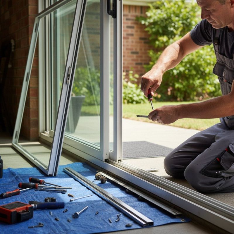 Door Track Installation in Alpharetta, GA